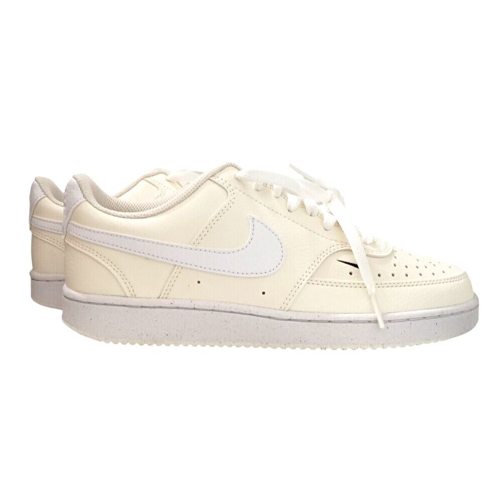 Nike Court Vision Low Womens 6 White Ivory Sneakers New in Box Casual AF1 Style - Picture 9 of 9